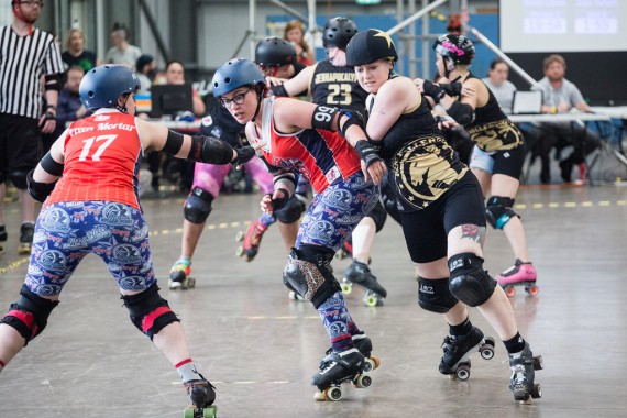 KRG's founder Demi Lition means business as she barges past Norfolk blockers