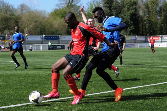 kent FA Junior Cup B Final. AEI Sports v Gillingham Town. AEI in Blue.
