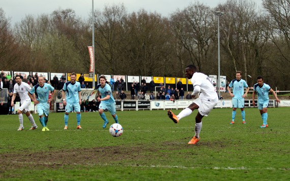 Anthony Cook scores to make it 1-1