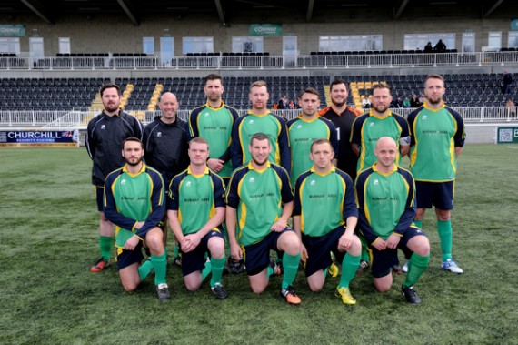 Sunday Junior Cup Trophy. Arrow Athletic FC v Halfway House FC.