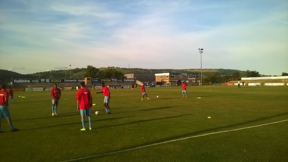 Folkestone warm up