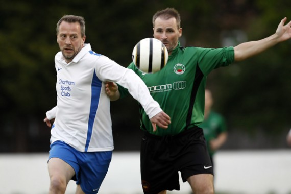 2014 Kent Veterans Cup Final. Phoenix Sports v Chartham Sports Club.