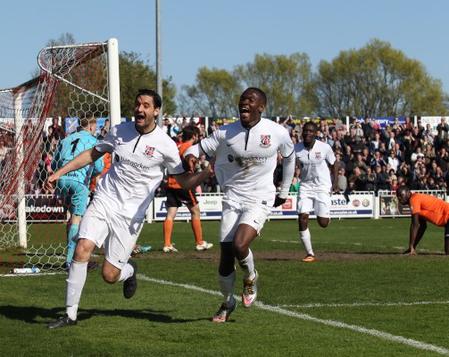 Bromley v Weston-Super-Mare Vanarama Conference South 18/04/2015.