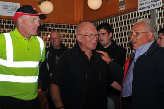 Len thanks Track Men