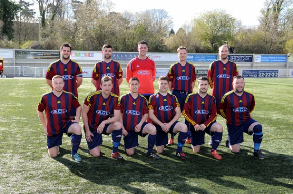 Sunday Premier Cup Trophy. Rising Sun FC v Quested FC