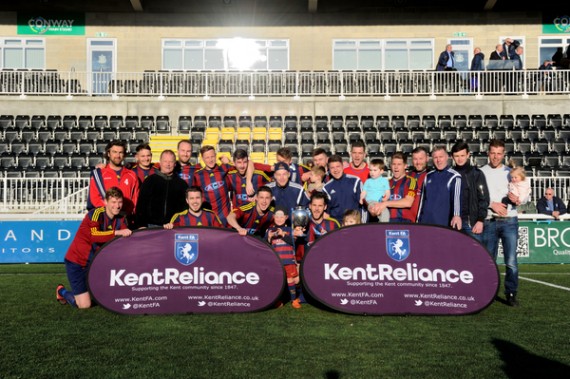 Sunday Premier Cup Trophy. Rising Sun FC v Quested FC