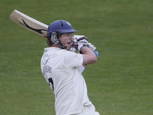 Sam Northeast of Kent in action during the LV County Championship Division Two match between Kent and Worcestershire at The St Lawrence Ground, Canterbury on 17 May 2013 in Canterbury, England. Photo by Sarah Ansell.