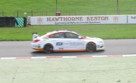 Tom Barley flashes by