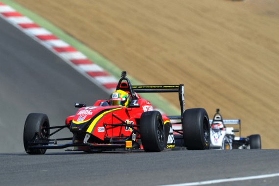 Round 5 of the 2015 British GT Championship. F4 race. Tom Jackson.