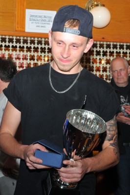 Top scorer Morley with Buckmore Cup