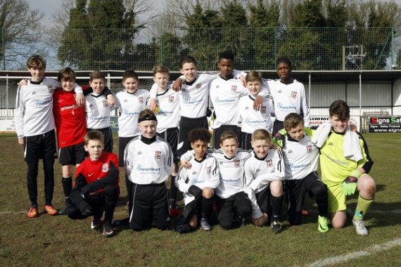 Kent Reliance Under 13 Youth Cup Final. Bromley FC v Dartford FC.
