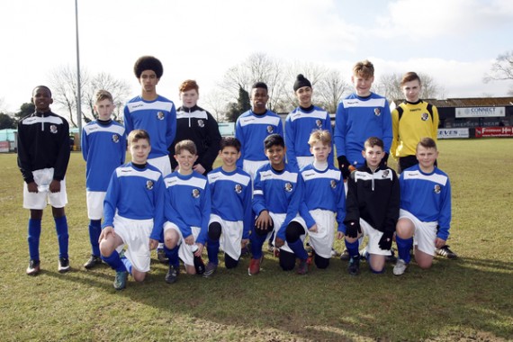 Kent Reliance Under 13 Youth Cup Final. Bromley FC v Dartford FC.