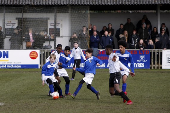 Kent Reliance Under 13 Youth Cup Final. Bromley FC v Dartford FC.