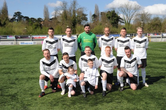 Kent FA C Final. Wilesborough Athletic v Signdoc